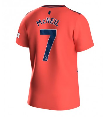 Everton Dwight McNeil #7 Udebanetrøje 2023-24 Kort ærmer